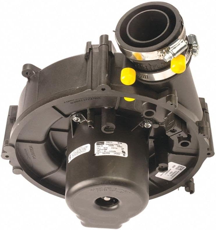Fasco A984 Draft Inducer Motor, rear view with motor details