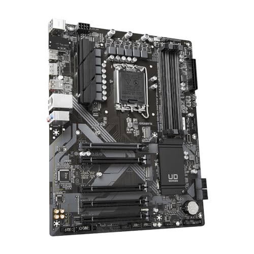 Image of GIGABYTE B760 DS3H DDR4 Motherboard - Supports Intel Core 14th Generation CPUs, 18+2+1 Phase Digital VRM, up to 5333MHz DDR4 (OC), 2xPCIe 4.0 M.2, GbE LAN, USB 3.2 Gen 2