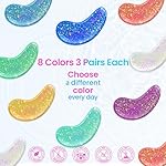 Under Eye Patches (24 Pairs) - Eye Gel Pads for Wrinkles, Puffy Eyes, Dark Circles, Eye Bags, Natural Collagen Eye Gels Pads, Under Eye Mask Patches for Refreshing, Revitalizing - Image 5