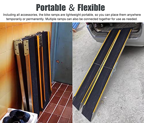 Rampa Plegable para Umbral de 180 cm para Silla de Ruedas y Vehículos miniatura 2