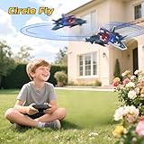 HOLYFUN Foam Fighter Jet Drone for Kids, RC Plane Easy to Fly Remote Control Airplane with Auto Hovering, 360° Flip and 2 Batteries (12 Mins Flight) - Image 6