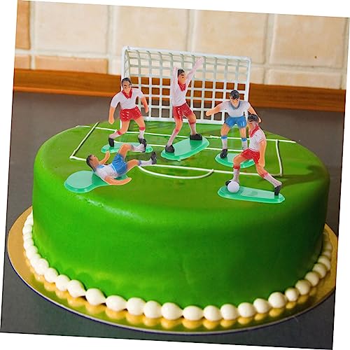 Totority 1 Conjunto Campo verde time de futebol cena bolo decoração acessórios futebol menino modelo