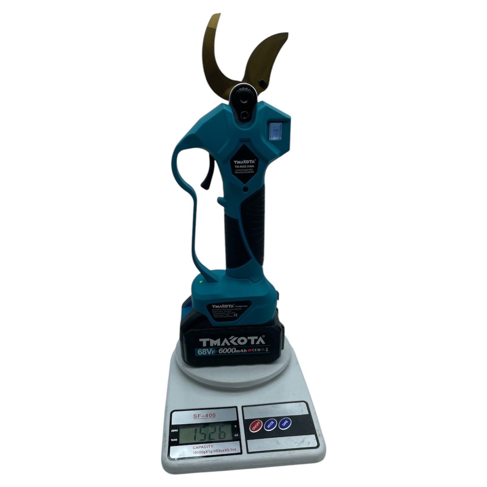 Forbice Cesoia da Potatura 45mm Makota a Batteria 68V 6.0AH 2 Batterie Potente
