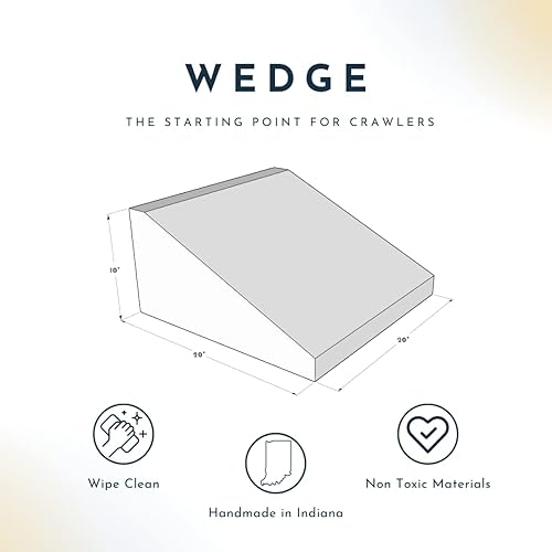 Miniatura 2 de Foamnasium Wedge, juego de espuma para interiores, suave para niños pequeños y activos para gatear, escalar, deslizarse y saltar, fabricado en los