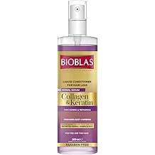 Bioblas Collagen & Keratin Liquid Conditioner &ndash; Non-Rinsing, Repairing & Plumping Effect, Herbal Complex B19, 200 ml