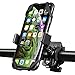 Bike Mount Phone Holder, Insten Universal Bicycle Motorcycle MTB Rack Handlebars Mount Cradle w/Secure Grip, 360 Rotatable, Rubber Strap for iPhone X/XS Max/XR/7/8 Plus/6S, Galaxy S9/S9+/S8/S7 Black