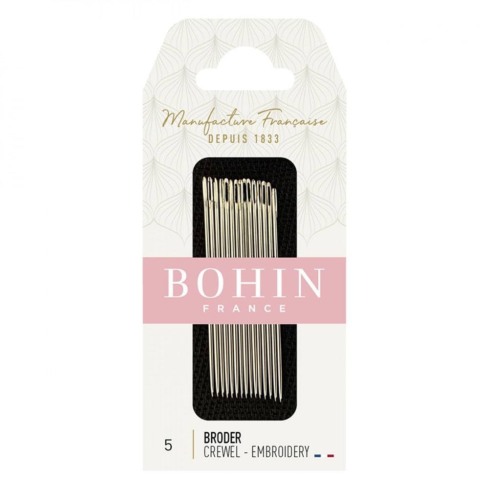 Bohin Crewel Embroidery Needles 15Pk, Size 5