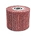 QWORK Rodillo de Pulidora Abrasivo No Tejida, Cepillos de Nailon para Pulidora de Rodillo, Ø120x100x19 mm, Grano 60
