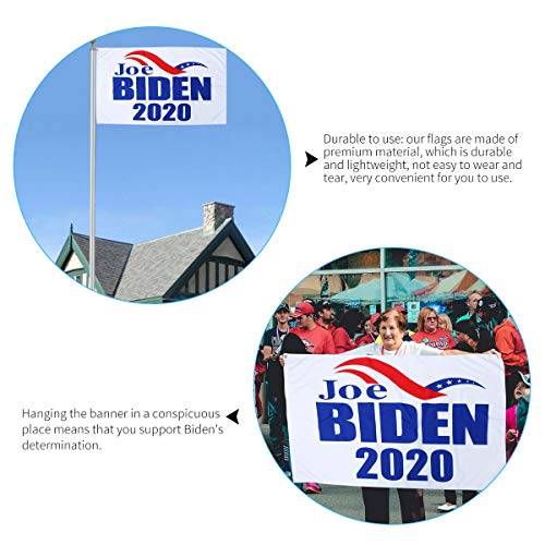 FUNZZY Bandeiras das eleições presidenciais Bandeira Biden Grande Suprimentos para desfile (Estilo 2