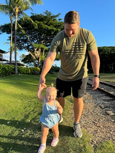 Girl-Dad Vintage American Flag Shirt - Dad of Girls T-Shirt, Father's Day Birthday Gifts2