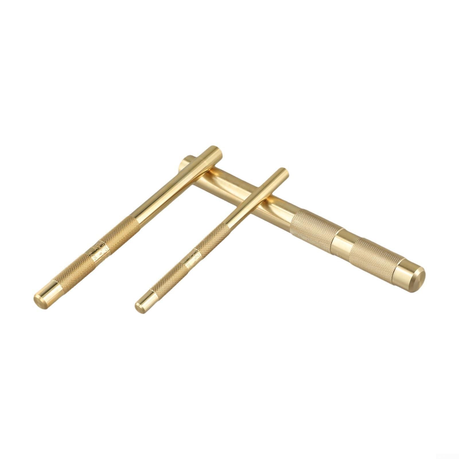 Set di 3 punzoni in ottone da 3/4 1/2 3/8 di pollice per l'uso in fabbricazione di metalli, estrazione mineraria e riparazione automatica