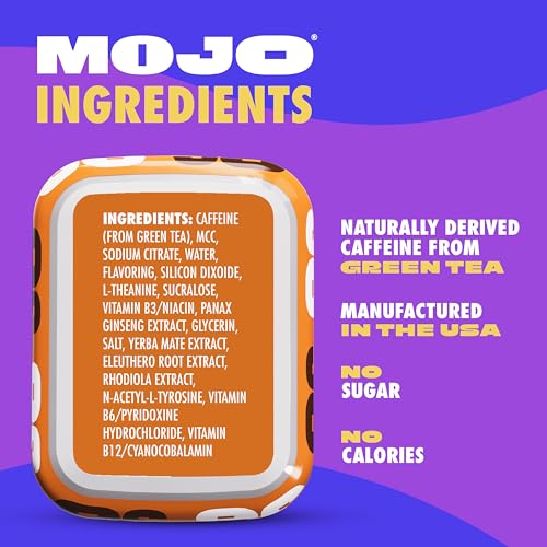 Image of MOJO Energy Pouches Cinnamon Churro Flavor, 50 mg per Caffeine Pouch, 15 Pouches, Single Pack
