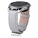 Samsung Gear S3 band, Samsung Gear S3 Frontier Band,Thankscase Genuine Leather Wrist Strap Replacement with Top Quality Spring Bar and Embossed Pattern for 2016 Samsung Gear S3 (Silver)