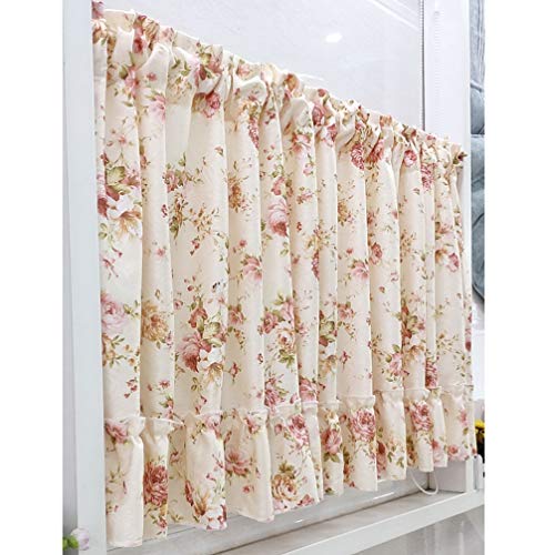 Cortina de café corta y translúcida para ventanas de baño o puertas de paso 8