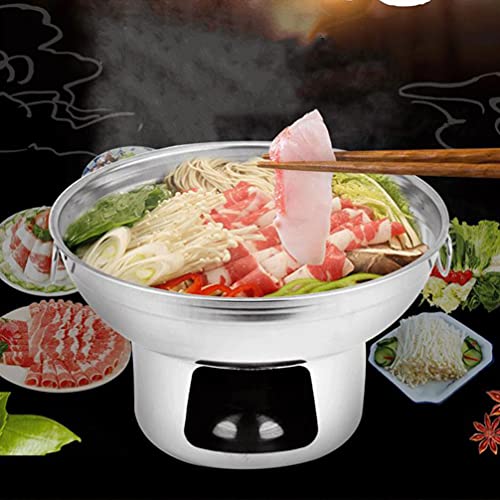 Yardwe Aço Inox Panela Quente Shabu Shabu Shabu Panela Quente Fogão Panela de Fondue Fondue Fabrican