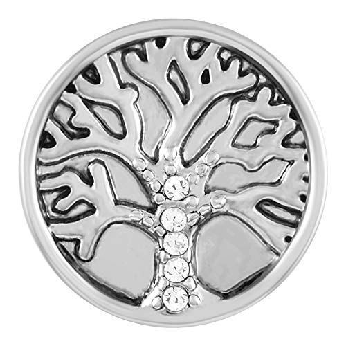 Ginger Snaps, Stone Family Tree, (Standard Size) SN02-13 Interchangeable Jewelry Snap Accessory