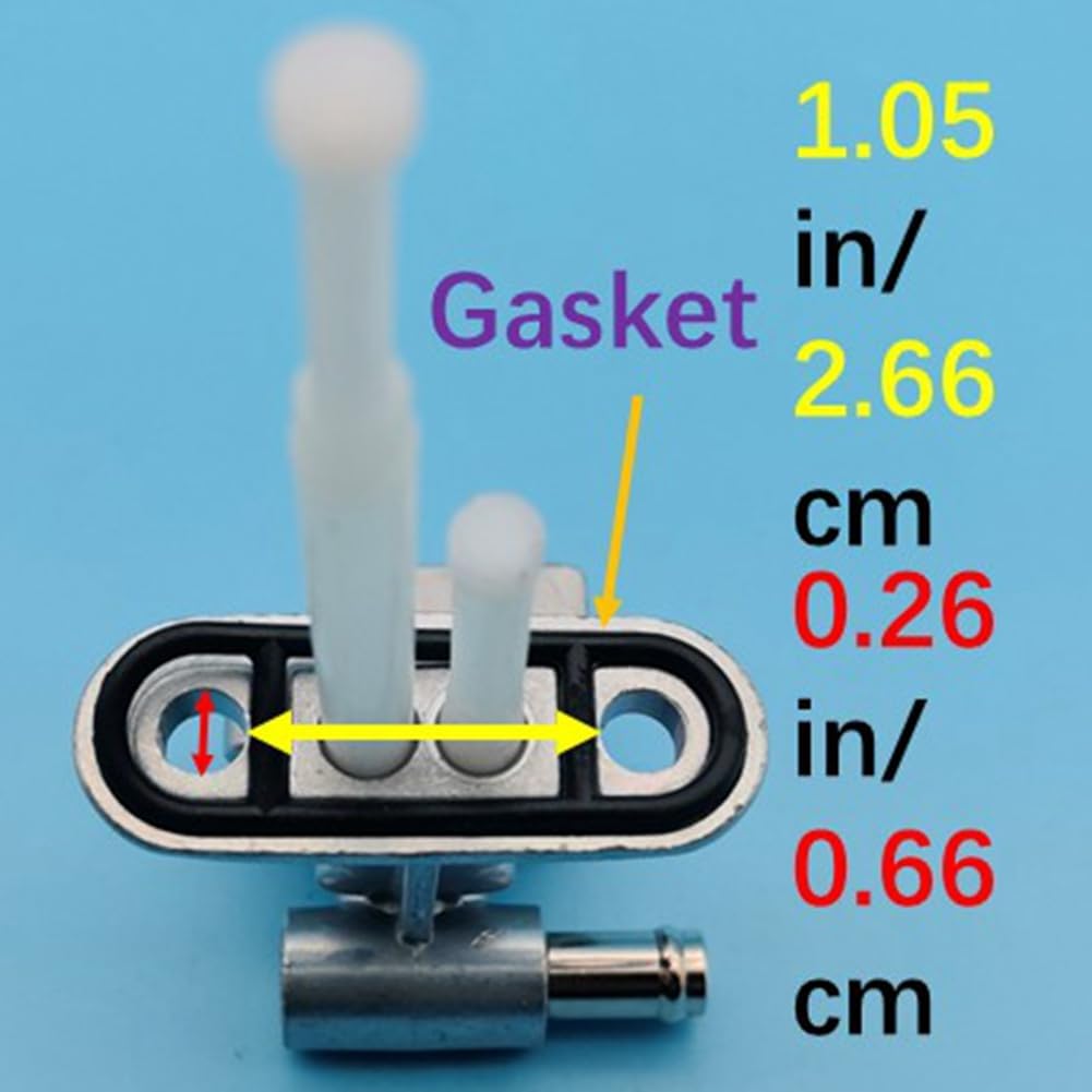 Gas Tank Fuel Tap Cock Valve Petcock Switch 51023-1318 for Kawasaki Ninja ZX9R ZX900F 1999-2003 ZX900C 1998 ZX6R ZX600J 2000 2001 2002 ZX600G 1998 1999 ZZR600 2005 2006 2007 2008 Z1313