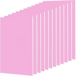 Fangxuee 12 Piezas de Bloques de Tallado de Color Rosa, Bloques de Linóleo de PVC, Bloques de Tallado de Sellos Suaves, Kits para Hacer Sellos para Impresión, Impresión