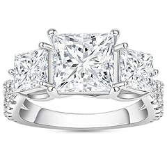 4.1CT Princess Cut