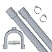 1.5m Manguera de desagüe extendida de, manguera de desagüe retráctil, que se puede utilizar para el kit de extensión de la manguera de desagüe de la lavadora/secadora/lavavajillas