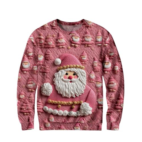 Ugly Christmas Sweater Men Holiday Pullover