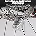 Ywdiml Motorcycle Disc Brake Lock, Anti-Theft Motorbike Safety Brake Disk with Two Keys, Automotive Security Wheel Lock Accessories, Universal for Electromobile Road Cycle Mountain Bike (1.73 x 1.5'')