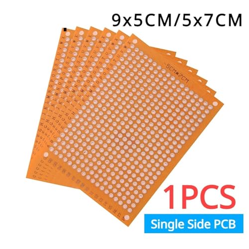 Circuit imprimé universel 9x5 cm plaque de cuivre perforée pour prototype PCB DIY