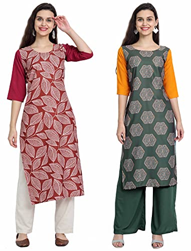 Image of Women's Crepe Regular Kurta