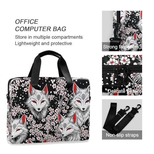 Maletín para laptop 15.6 pulg con estampado Cherry miniatura 6