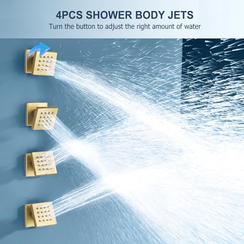 Buses de pulvérisation réglables pour spa mural lot de 4 accessoires douche - 3
