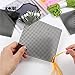 Caydo 4 Pieces 7 Count Black Plastic Mesh Canvas Sheets for Embroidery, Acrylic Yarn Crafting, Knit Crochet Projects and Make Aquarium Dividers (10.5 x 13.5 Inch)