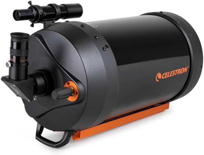 posterior view of Celestron C8-A XLT with focuser and visual back