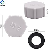 Vista 2 de 11456 11385 Tapa de válvula de repuesto de tapón de drenaje de filtro de arena 11456 con junta tórica para piscina sobre el suelo 26331EH, 26323EH