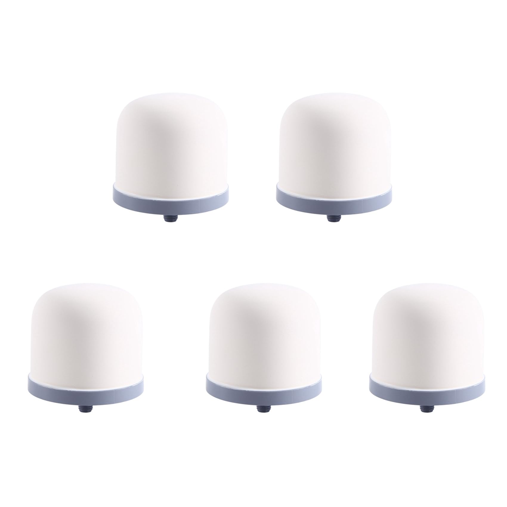 Vjsujehgy 5Pcs Ceramic Filter Magnetized Mineral Water Purifier Water Filter Ceramic Hemisphere Water Filters for Household