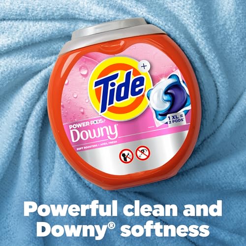 Tide Power PODs 2-in-1 Laundry Detergent Pods with Downy Softener, Long-Lasting Freshness in April Fresh Aroma, 45 Count - Image 3