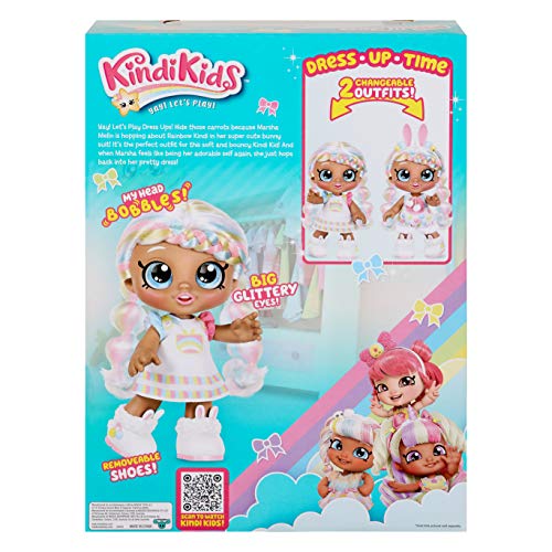 image for Kindi Kids Dress Up Friends - Pre-School Play Doll, Marsha Mello Bunny