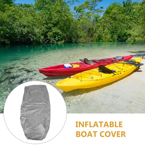 Protection imperméable bateau bâche kayak gris 230 cm - 4