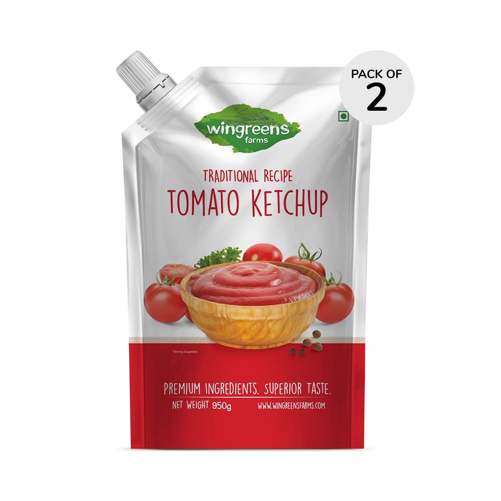 Wingreens Farms Tomato Ketchup, 950 grams, Pack of 2 (B0BMGKN2VY) Amazon Price History, Amazon Price Tracker