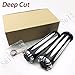 1" Billet CNC Edge Cut Handlebar Grips For Harley Electronic wire touring 08-17