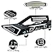 TIOYAR Front Bumper Upgraded Textured Black Compatible with 2007-2025 Jeep Wrangler JK JKU JL and 2020-2024 Jeep Gladiator JT w/Winch Plate & D-Rings & LED Lights