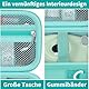Sofortkamera Kinder Tasche Kompatibel mit GREENKINDER Kinderkamera, Digitalkamera Fall für Esoxofore/ für Gofunly/ für LETSHAHA/ für JPVERLY/ für Hangrui, Lagerung für Druckerpapier- Nur Box - Grün