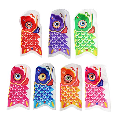 Campanello Vento Pesci Koi Colorato - Decorazione Giardino In Metallo Con Simbolo Fortuna - Foto 11