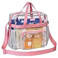 Adjustable and Waterproof: Made of sturdy vinyl material with thick straps and reinforced seams for durability. Clear Bag for Security: Transparent design allows for easy security checks at events and airports. Perfect Size for Storage: 12" x 5.5" x ...