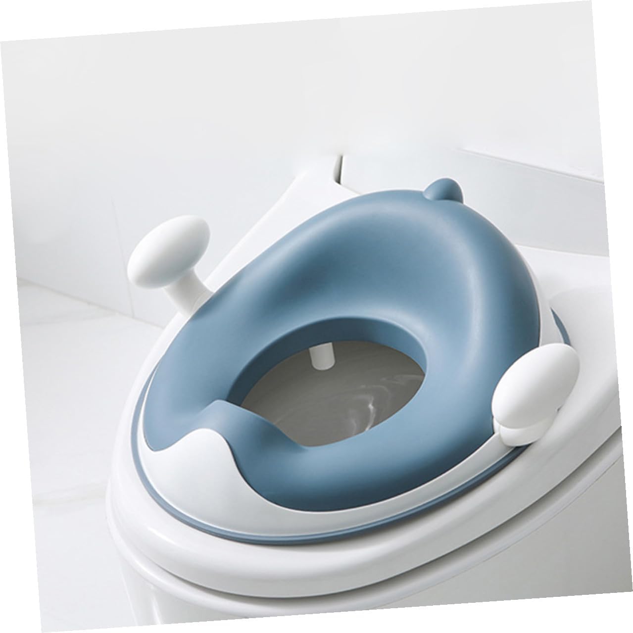 Potty Seat with Double Anti-slip Design Toilet Trainer Ring for Boys and Secure Grip Handles Colorful Toilet Seat for Easy Training