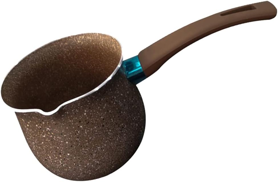 Single Handle anti-scalding Coffee Pot non-stick Pan Milk Pot(21.5 * 10 * 7cm)