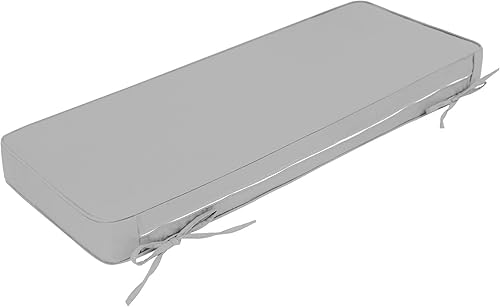 Cojín de banco de doble tubería para exteriores, cojines de banco personalizados para muebles de interiorexterior, para ventana, piano, porche,