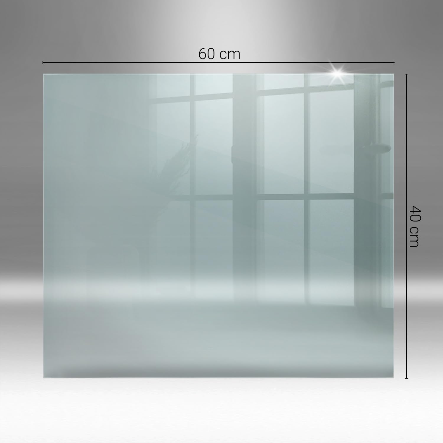 Placa Resistente al Fuego para Chimenea 60x40 cm Rectangular Resistente a Altas Temperaturas Panel Protección Cristal Templado contra Incendios, Chispas y Arañazos Protector de Suelo para Parquet