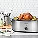 AROMA® 20Qt. Roaster Oven with Self-Basting Lid, Fits 24-lb. Turkey, Adjustable Temperature Settings, Keep Warm Setting, Stainless Steel (ART-720S)