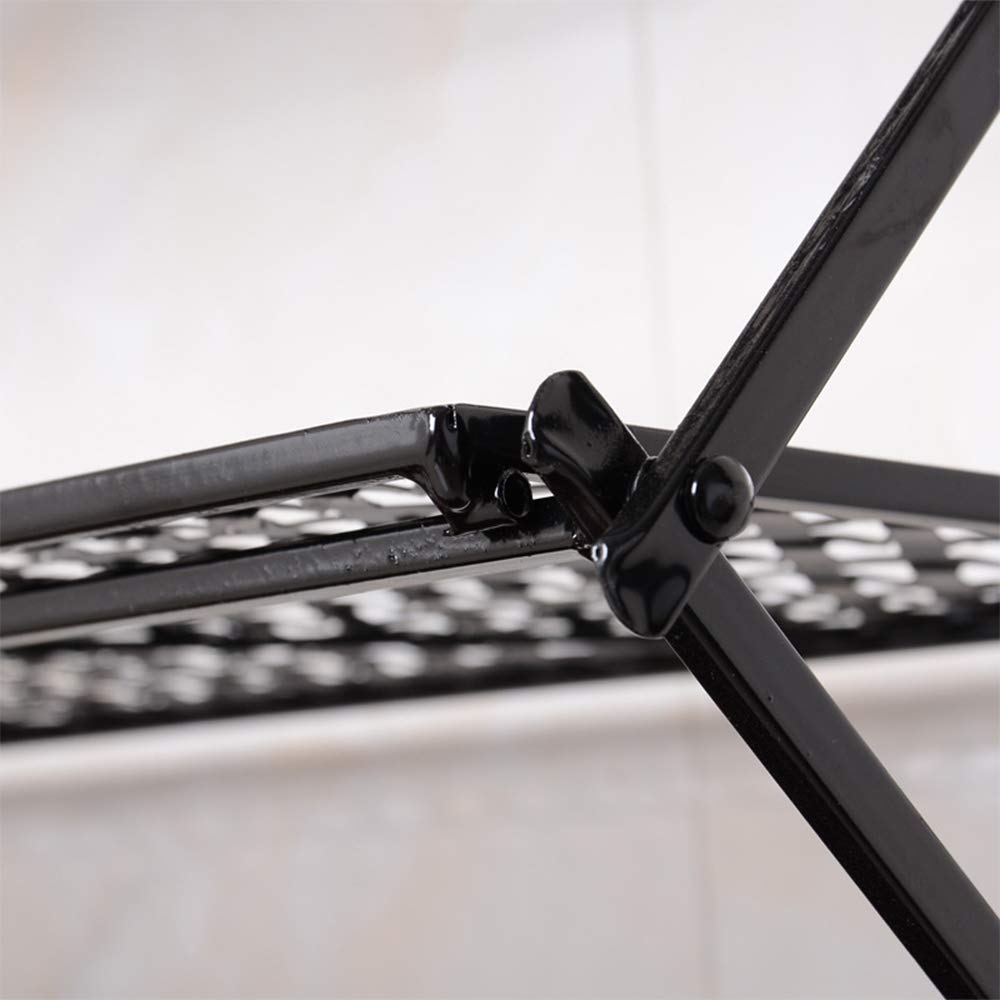 Faltbares Schuhregal - Stabiles Metall 4 Ebenen Stapelbares Lagerregal für Zuhause Schnelle Montage ohne Werkzeug Stilvolles weißes Finish Platzsparendes Design