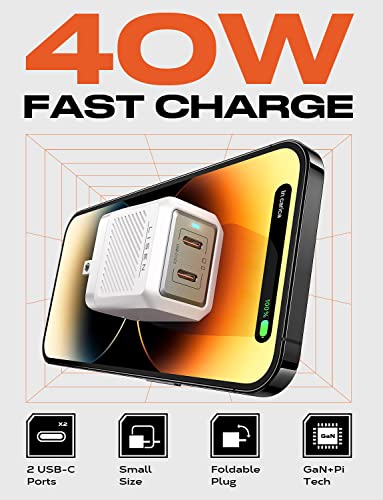 Lisen Wall Charger Cube,20W Single Port USB Wall Plug for iPhone 15 14 13 12 11 Pro Max XS XR X 8 7 6 6S Plus,Charging Box Brick with Samsung,LG,Moto,Android Phones,White